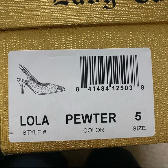 Lady Couture Pewter Heels - Picture 10 of 11
